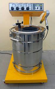 TESLA-201: установка (оборудование) для порошковой покраски и электростатического напыления, распыления порошковых красок.