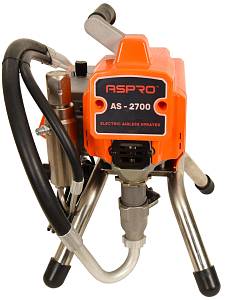 2,7 л/мин; ASpro-2700® окрасочный аппарат (агрегат) для покраски и безвоздушного распыления, оборудование для окраски.