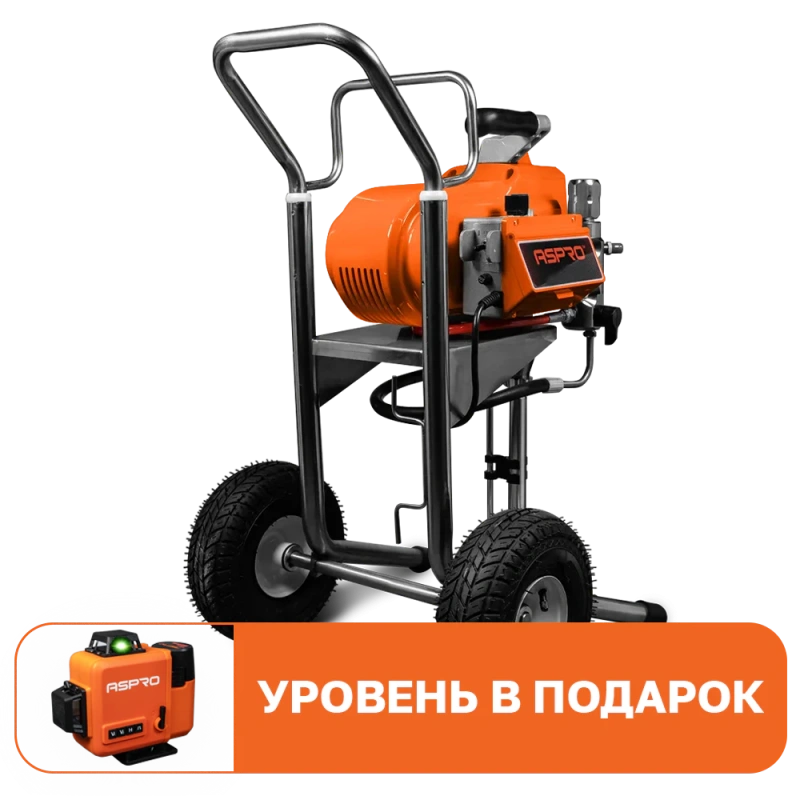 ASPRO 3100H + подарок  окрасочный аппарат (агрегат) поршневой для отделочных работ 