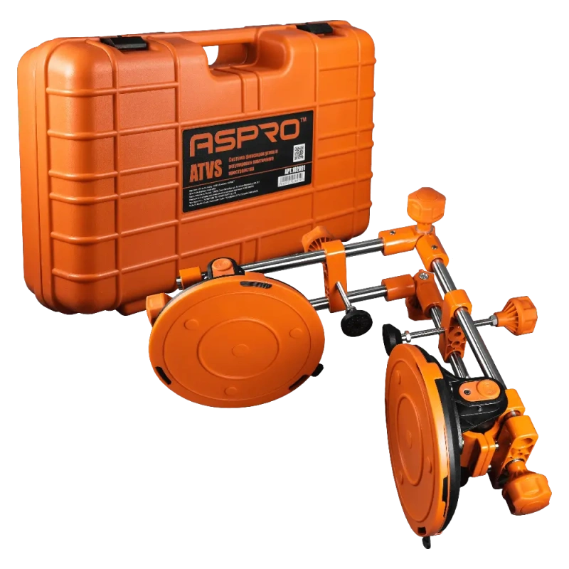 Система фиксации углов и регулировки пространства ASPRO-ATVS для плиточных работ