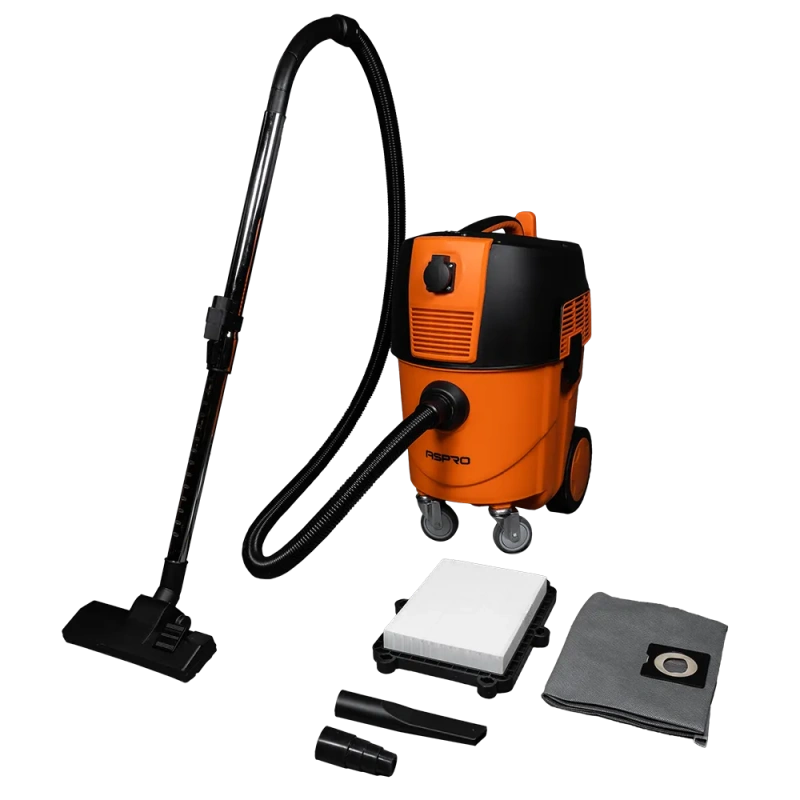 Пылесос ASPRO-ВС2 (VC2) строительный профессиональный, совместимый с шлифмашинами