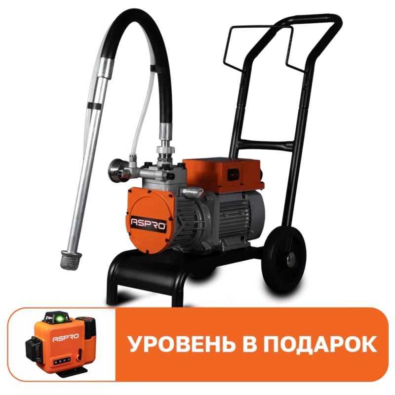 ASPRO 3600 + подарок окрасочный аппарат (агрегат) мембранный для отделочных работ 