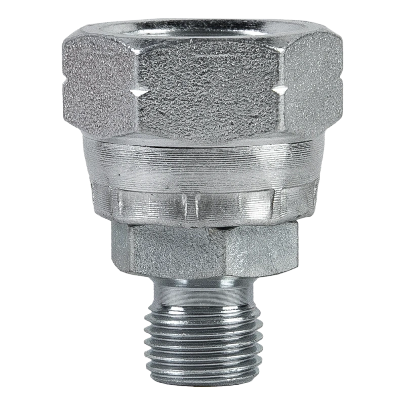 Соединитель (переходник) для шлангов 1/2"F (накидная гайка) х 1/4"M 