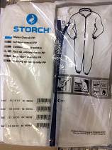 Комбинезон малярный Storch, защитный, полипропилен, XL. Защищает одежду от грязи и брызг краски при малярно-штукатурных и других видах работ.