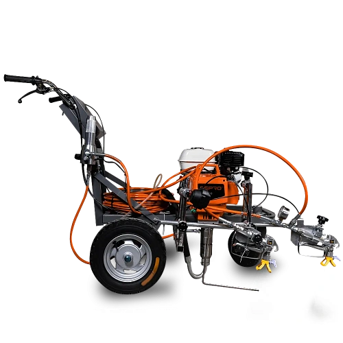 Разметочная машина для нанесения дорожной разметки, 2 поста