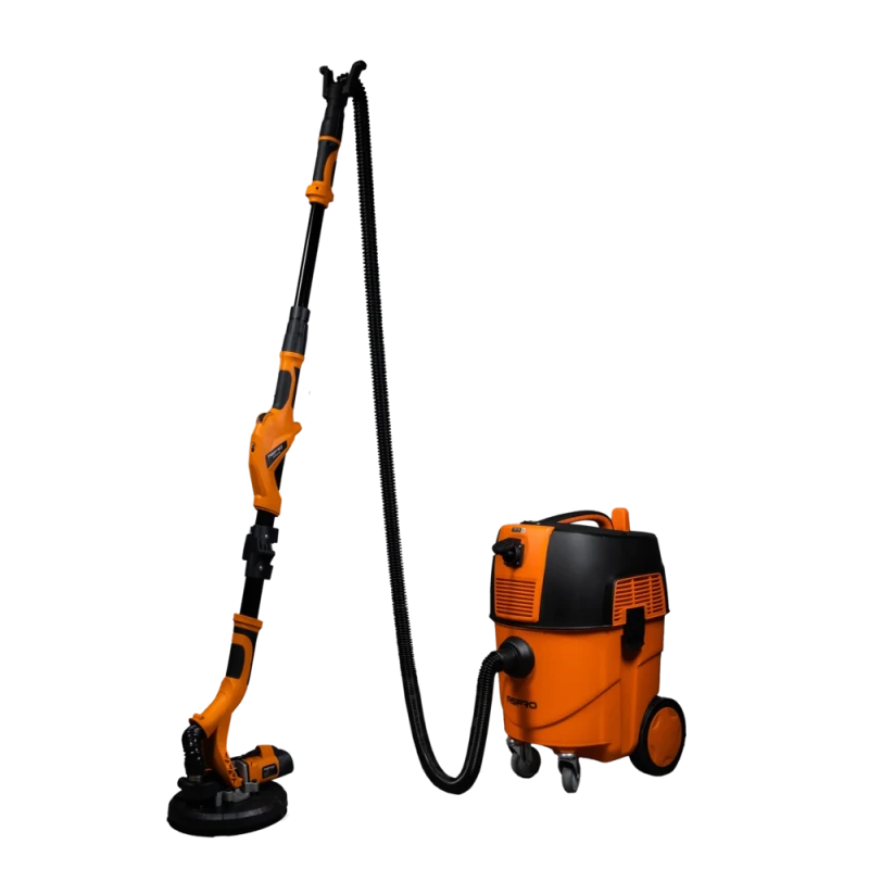 Пылесос ASPRO-VC2 строительный профессиональный, совместимый с шлифмашинами