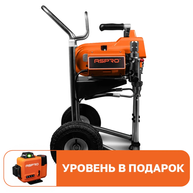 ASPRO 3100H + подарок  окрасочный аппарат (агрегат) поршневой для отделочных работ 